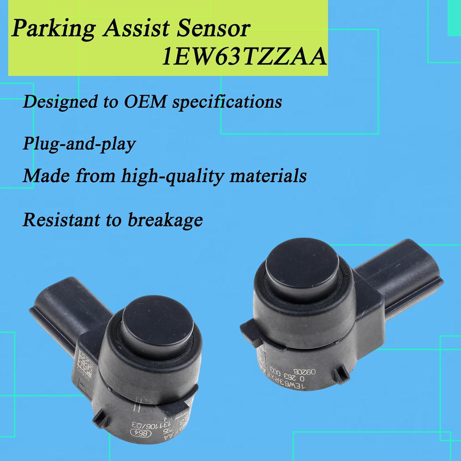 1EW63TZZAA 4PCS Parking Assist Sensor
