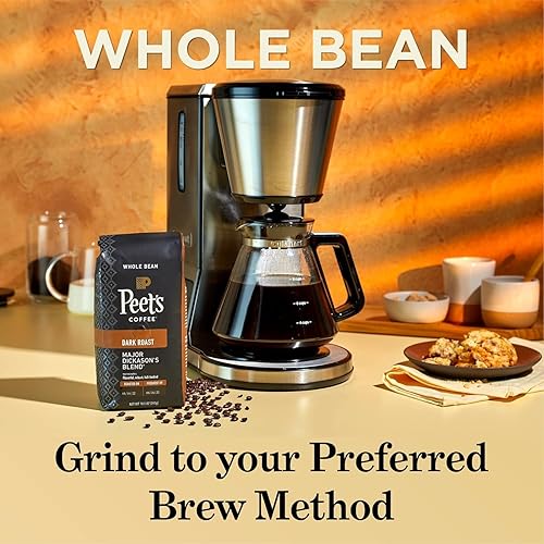 Miniatura 7 de Peets Coffee Café de grano entero tostado oscuro - Major Dickasons Blend bolsa de 18 onzas
