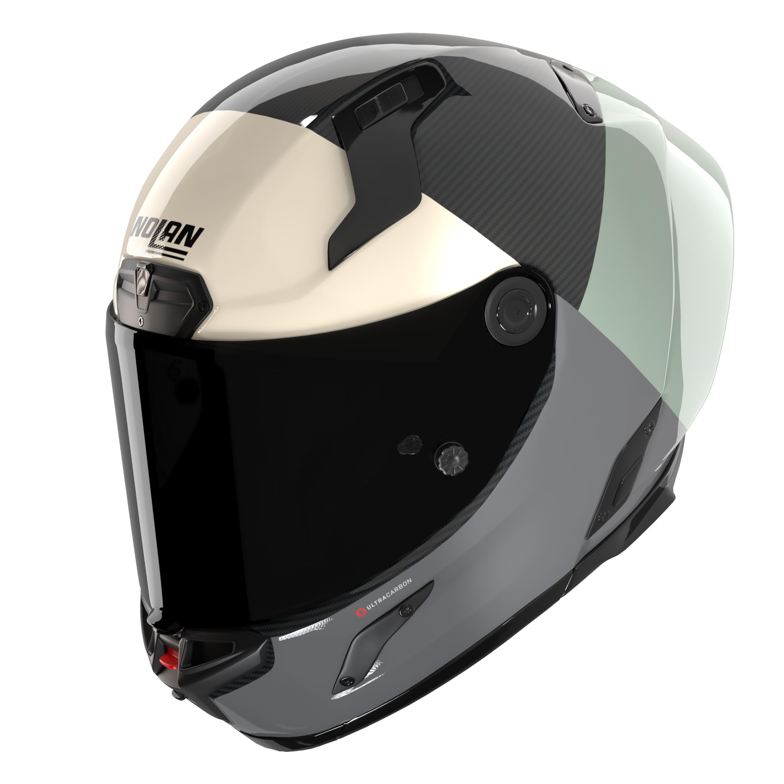 Nolan X-804 RS Ultra Carbon Kapalı Motosiklet Kaskı-Blocco 370-XL