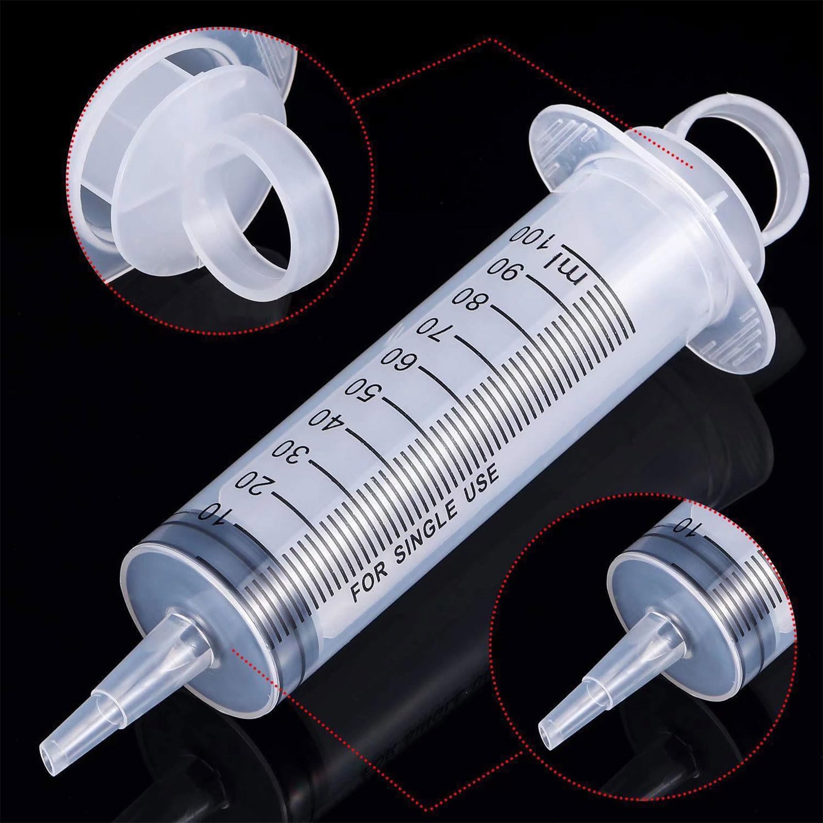Kit Spurgo Freni A Disco Per Moto – Siringa Da 100 Ml E Tubo Da 50 Cm, Universale Per Freno E Frizione Di Moto, Scooter E Quad