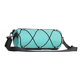Rhinowalk Bike Handlebar Bag, Bicycle Front Bag Frame Storage Roll Bag Mountain Road Bikes Commuter Shoulder Bag Professional Cycling Accessories-Blue