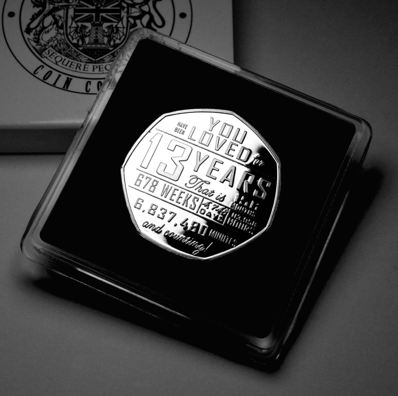 The Commemorative Coin Company Gold 13Th Birthday Silver Commemorative In Case. Gift/Present. 13 Years Old Son/Daughter/Grandson/Granddaughter/Friend