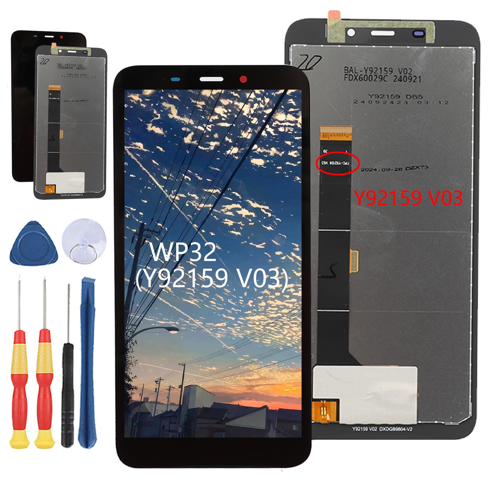 Schermo LCD Per Oukitel WP32 – Display Di Ricambio Con Touch E Kit Attrezzi, Modello Y92159 V03 - 3