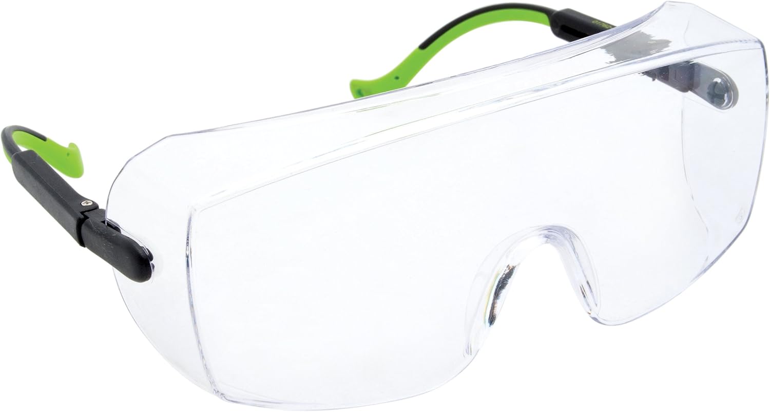 Greenlee 0176207C OverWrap Safety Glasses, Clear, Safety Glasses