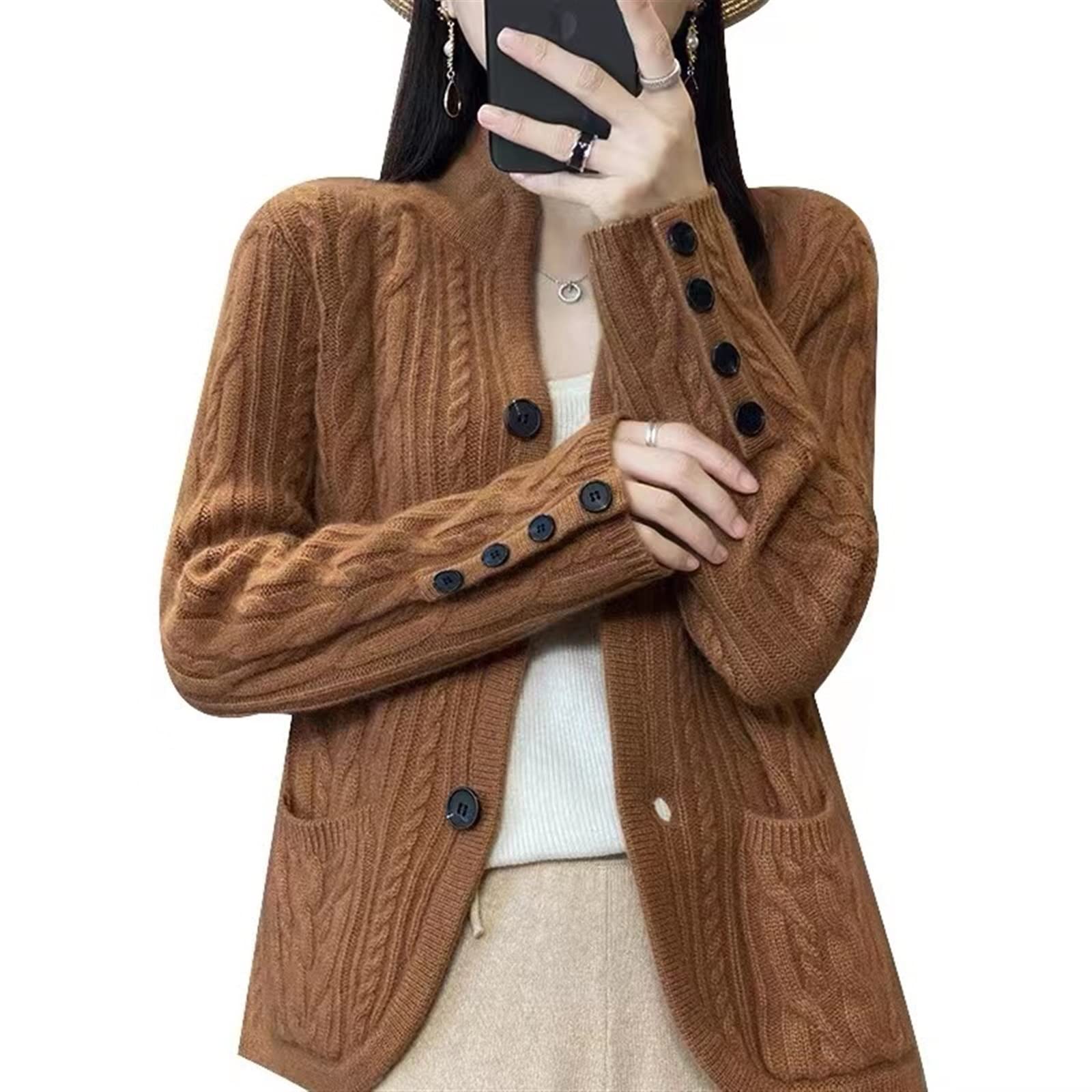 Damskie swetry z dzianiny sweter patchworkowy oversize dzianina damski sweter odzież