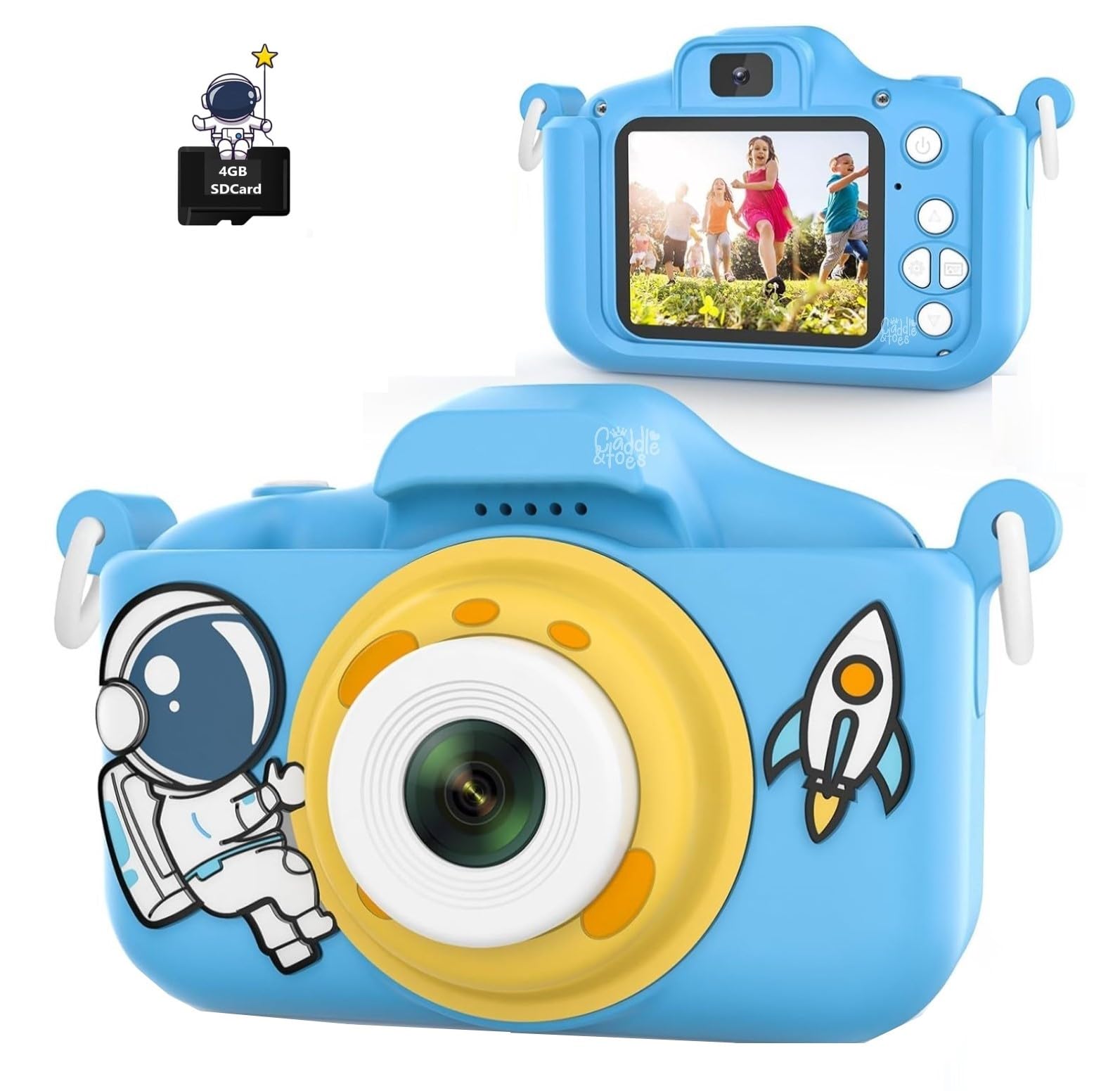 CADDLE & TOES Kids Camera for Boys Girls, 20MP 1080P Digital Video Camera for Kids, Christmas Birthday Gift for Boys and Girls Age (4+) to 12,Digital Camera (New-Astro Blue)-image-28