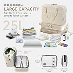 6x13x17 inch Personal Bag for Budget Flights in Canada,15x33x43 cm Travel Bag,Expandable 20-30L Carry on Duffel Bag,Flight Approved Underseat Weekender Overnight Bag with Wet Pocket