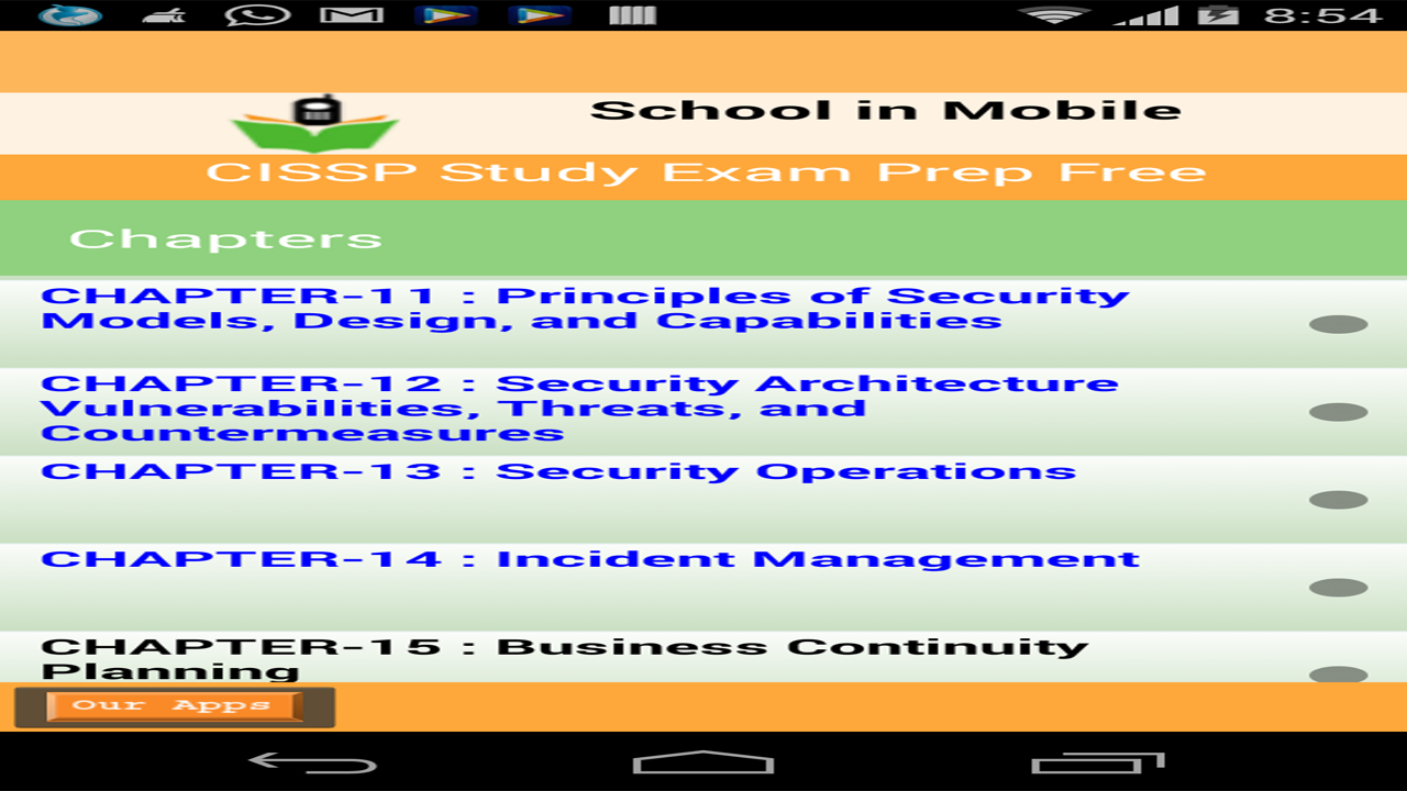 CISSP Study Exam Prep Free - App on Amazon Appstore