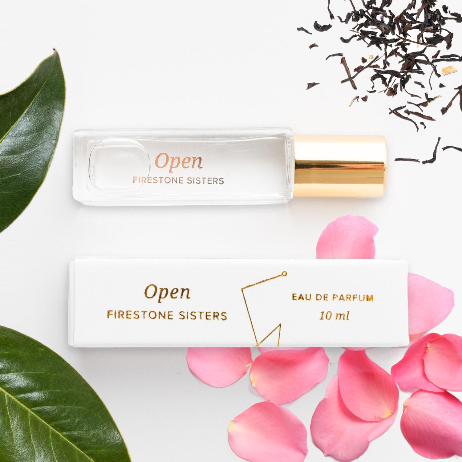 Open Perfume – Clean, Non-Toxic, Cruelty Free & Vegan Luxury Fragrance with Essential Oils of Rose, Sandalwood, Orange Blossom, Magnolia and Black Tea (0.34 Fl Oz (Pack of 1))
