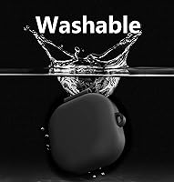 Vista 4 de SOVUEG - Funda de silicona compatible con Samsung Galaxy Buds 2 ProGalaxy Buds 2Galaxy Buds ProGalaxy Buds Live Case (negro)