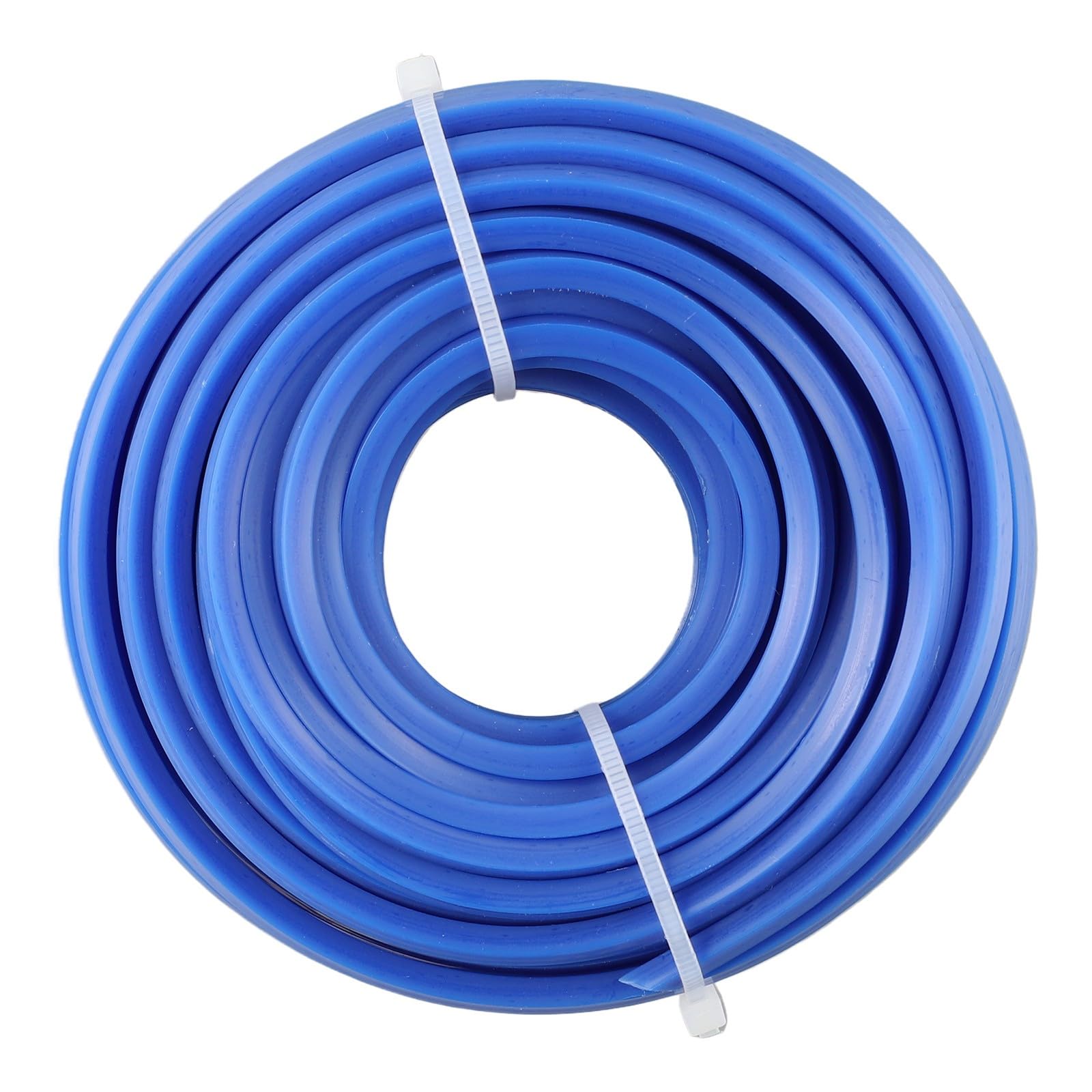 Hilo de nailon azul para cortacésped, 4 mm x 10 m, cuadrado, cuerda de repuesto para desbrozadoras eléctricas y desbrozadoras, accesorios para el cuidado del jardín, 1 rollo