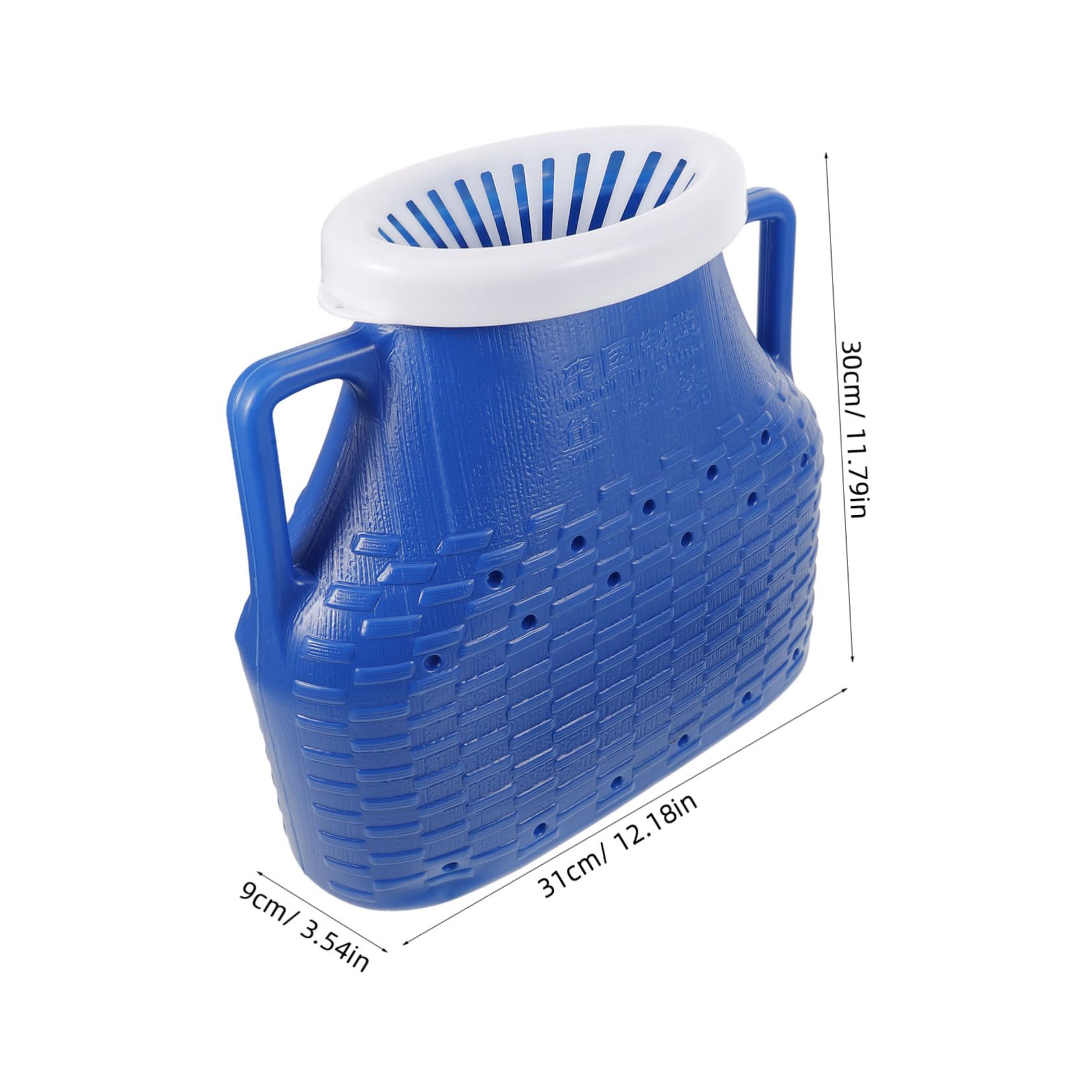 HONMEET Convenient Portable Fishing Bucket Sturdy Fish Container with Lid Design for Catching Shrimp and Crab Fishing Accessory for Outdoor Enthusiasts