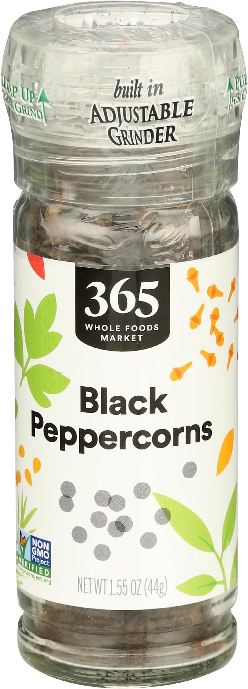 Black Peppercorn Grinder, 1.55 Ounce