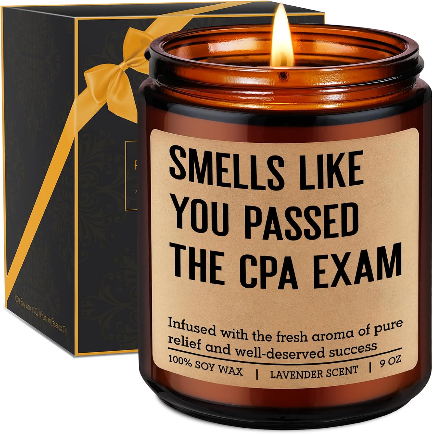 Miracu Candle, CPA Passed Exam Gifts, New Certified Public Accountant Gifts