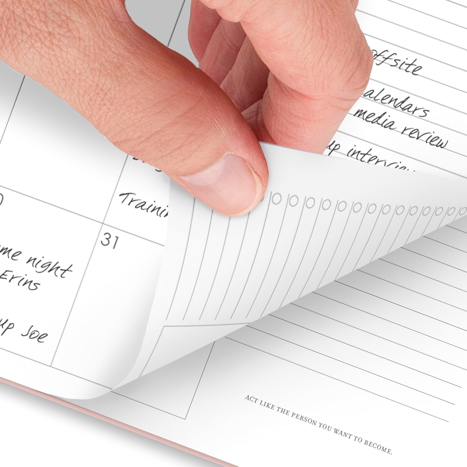 AT-A-GLANCE 2026 Planner, Weekly & Monthly, 7" x 8.75", Medium, Harmony, Sunset Coral (1099-805-27-26)