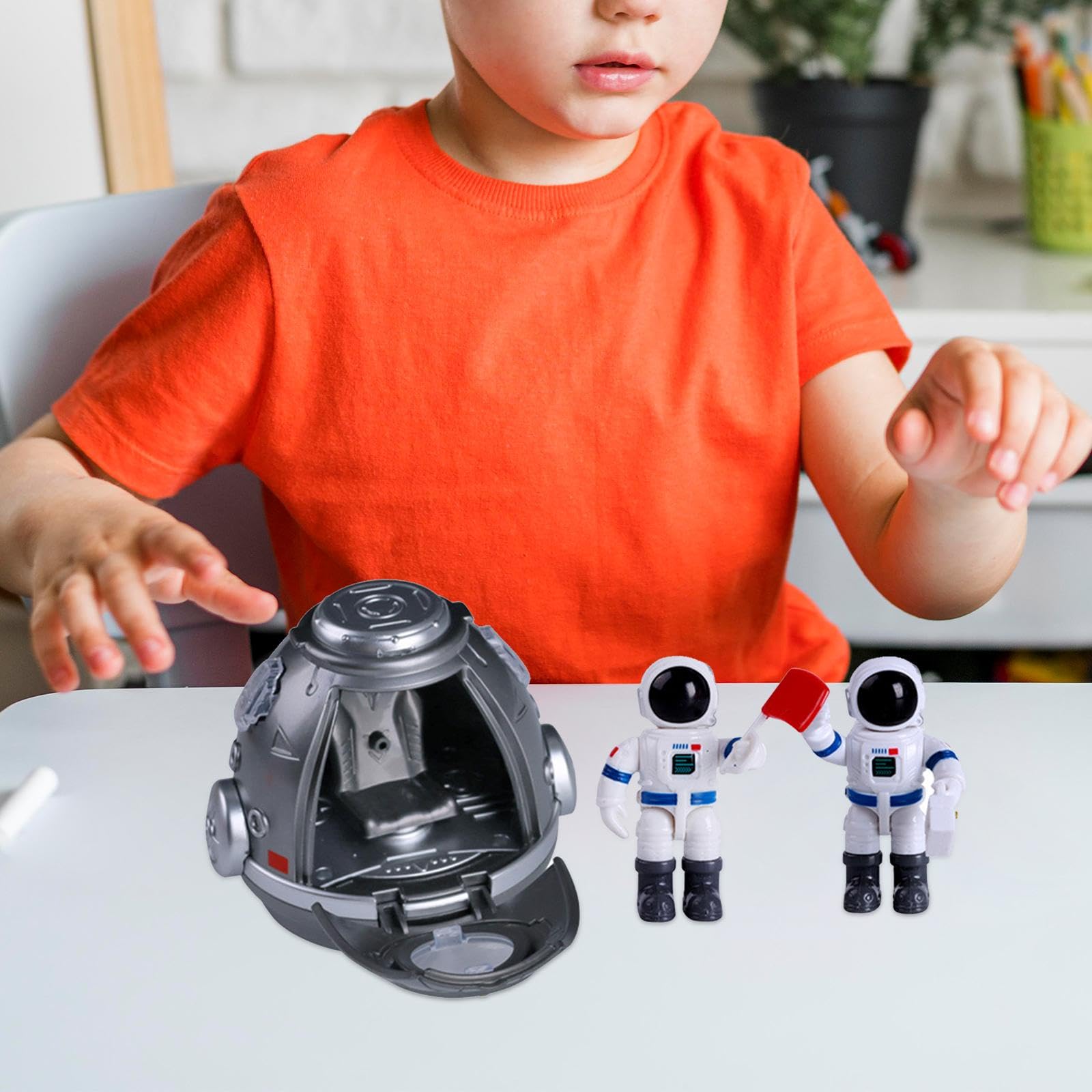Amazon.co.jp: Generic ミニチュア宇宙飛行士フィギュアプレイセット
