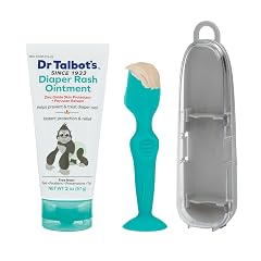 Bundle of Dr Talbots Baby Diaper Rash Ointment Zinc Oxide Skin Protectant with Balsam Instant Relief No Dyes