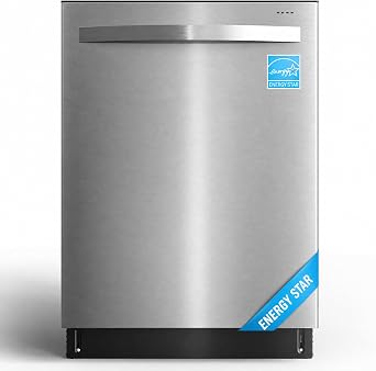 24" Built-in Dishwasher, Stainless Steel 1416 Place Settings | Dish Washer, 8 Wash Programs, Energy Star Certified, Sliver