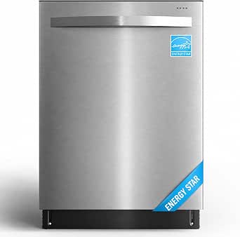Sunvivi Built-in Dishwasher 24-inch, 14-16 Place Settings, Stainless Steel, Energy Star Certified