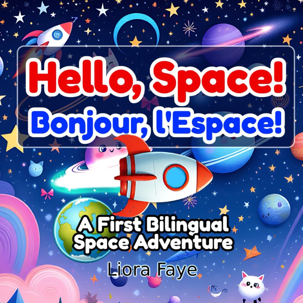 Hello, Space! / Bonjour, l'Espace!: A First Bilingual Space Adventure for Curious Kids (English - French)