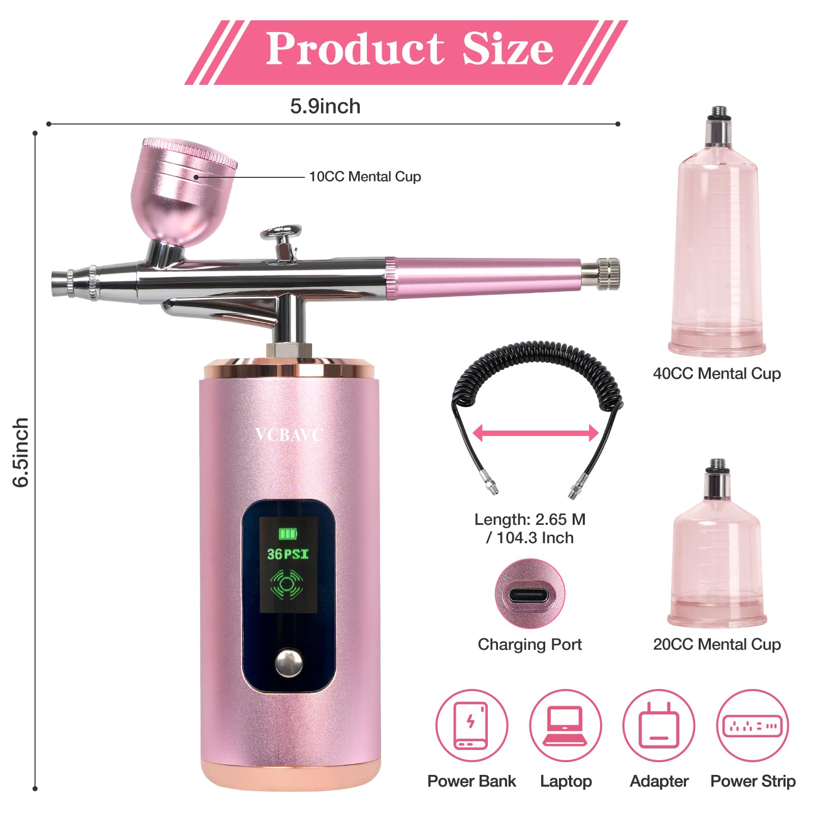 Amazon.co.jp: エアブラシキット 36PSI エアブラシキット エア 