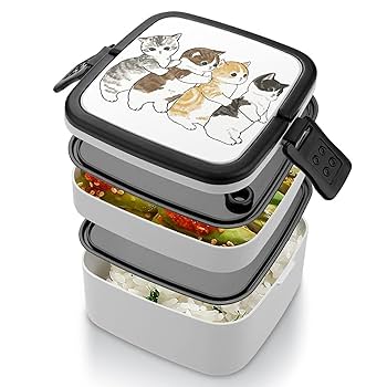 （動作品）斬新ポップな　ツァイスイコネッテ35 お弁当箱の様なケース付き Amazon | 萌え 子猫 ネコ柄 弁当箱 2段 わっぱ弁当箱 小判型