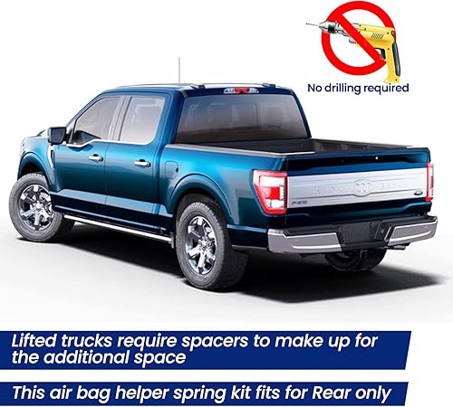 Miniatura 5 de Kit de suspensión de bolsa de resorte compatible con Ford F-150 2015-2022 2WD / 4WD, repuesto para Firestone 2582 W217602582, hasta 5,000 libras de