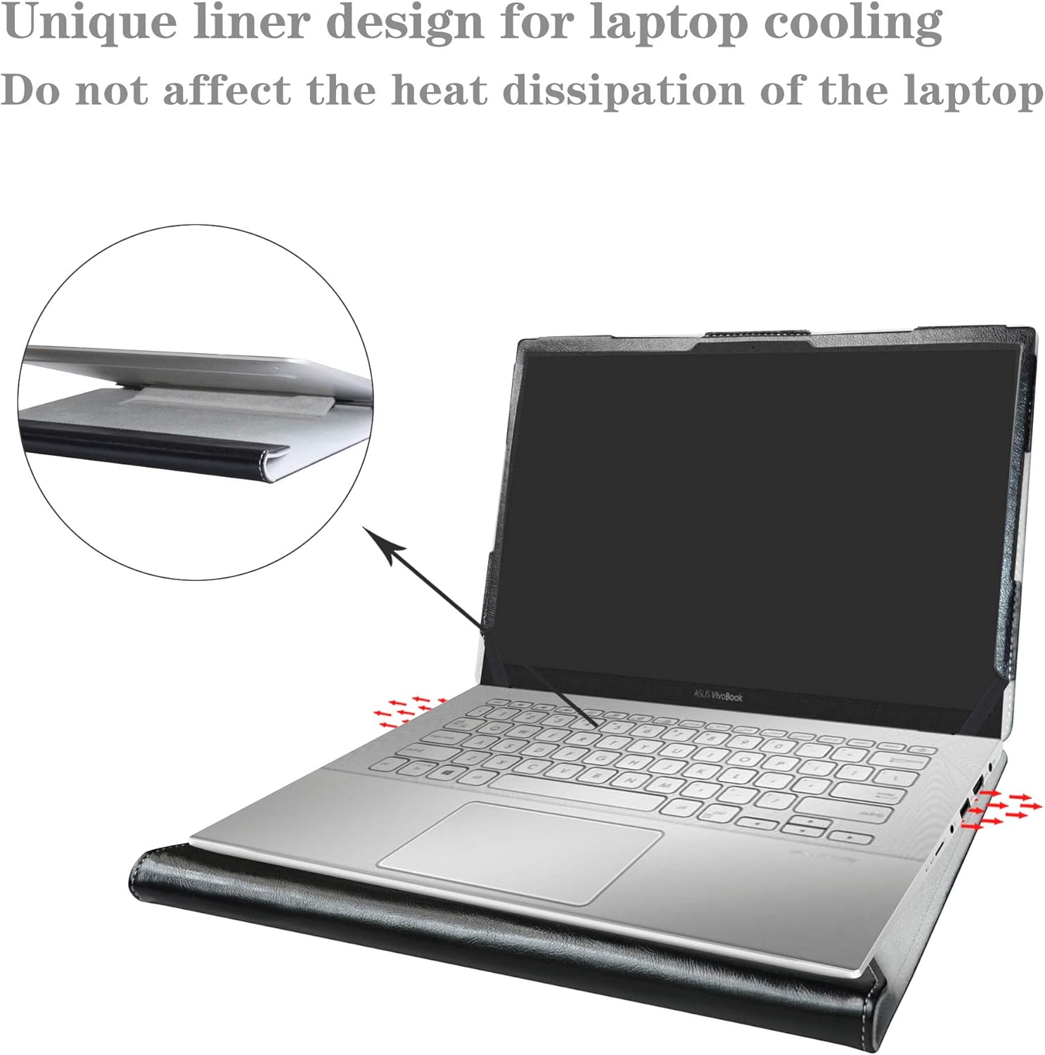 Alapmk Protective Case for HP Envy x360 14-esXXXX 14-es0033dx,Case for Dell Latitude 5440 5431 5430 5420/Precision 3480 (Not fit Not fit Latitude 5421 5410) 14" Laptop,Black