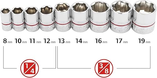 Miniatura 3 de Ingersoll Rand 752039 - Juego de llaves de vaso antideslizantes (9 piezas)