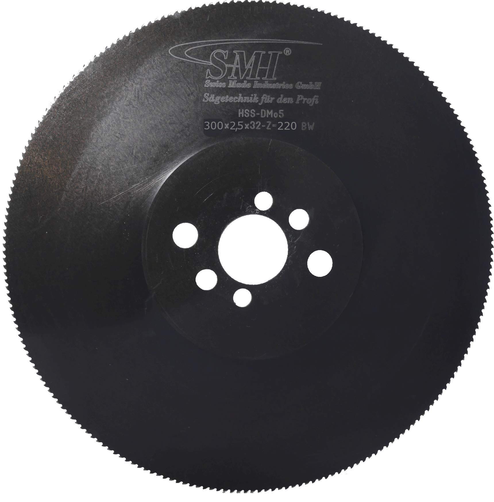 SMI Metall-Kreissägeblatt Hss DMO5 300 x 2,5 x 32 mm 220 Zähne Sägeblatt Kreissägeblatt Metallsägeblatt