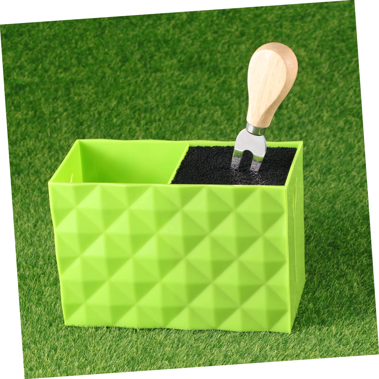 Baluue Double Slots Scissors Holder Hair Clips Storage Box Hair Salon Tools Holder