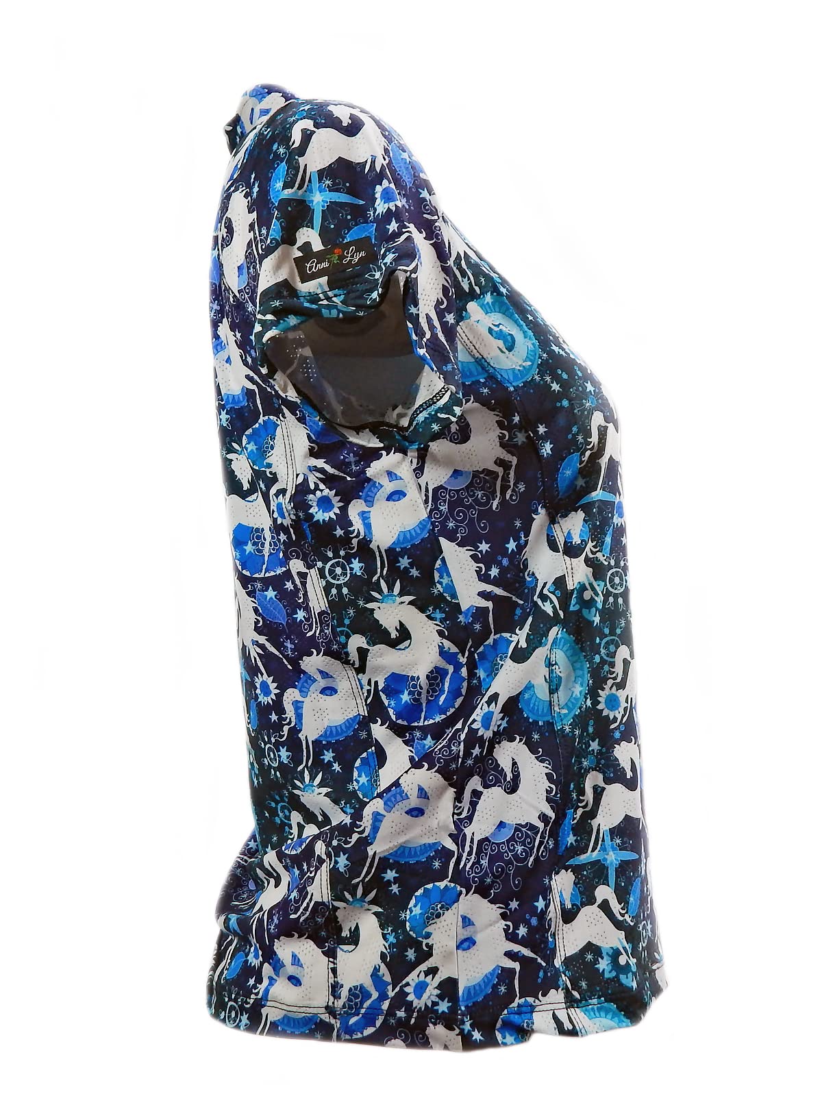 Anni Lyn Sportswear Women's ProAire Printed Short Sleeve Shirt