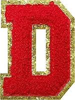 Vista 114 de Parches de letras de felpilla termo-adhesivas de 2.2", parches de letras de felpilla para ropa (negro, 26)