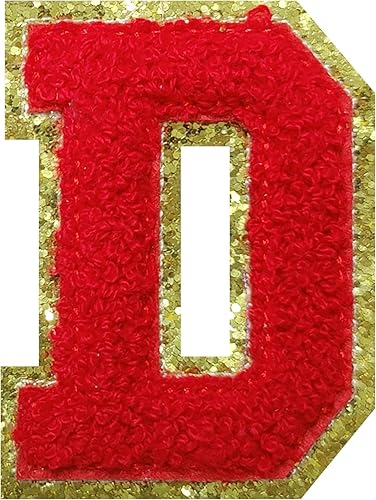 Miniatura 138 de 4 parches de letras de felpilla blanca, parches termo-adhesivas de 2.2", parches de letras de felpilla para ropa (M)