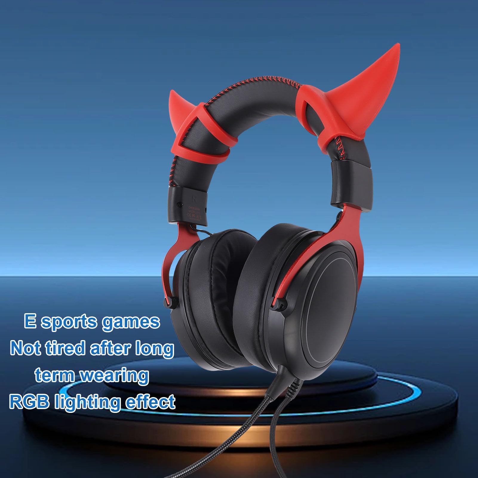Julihai Cuffie da Gioco Cuffie Over-ear Cablate per PC con Luce RGB e Cancellazione del Rumore per Un'esperienza di Gioco Coinvolgente (#2)