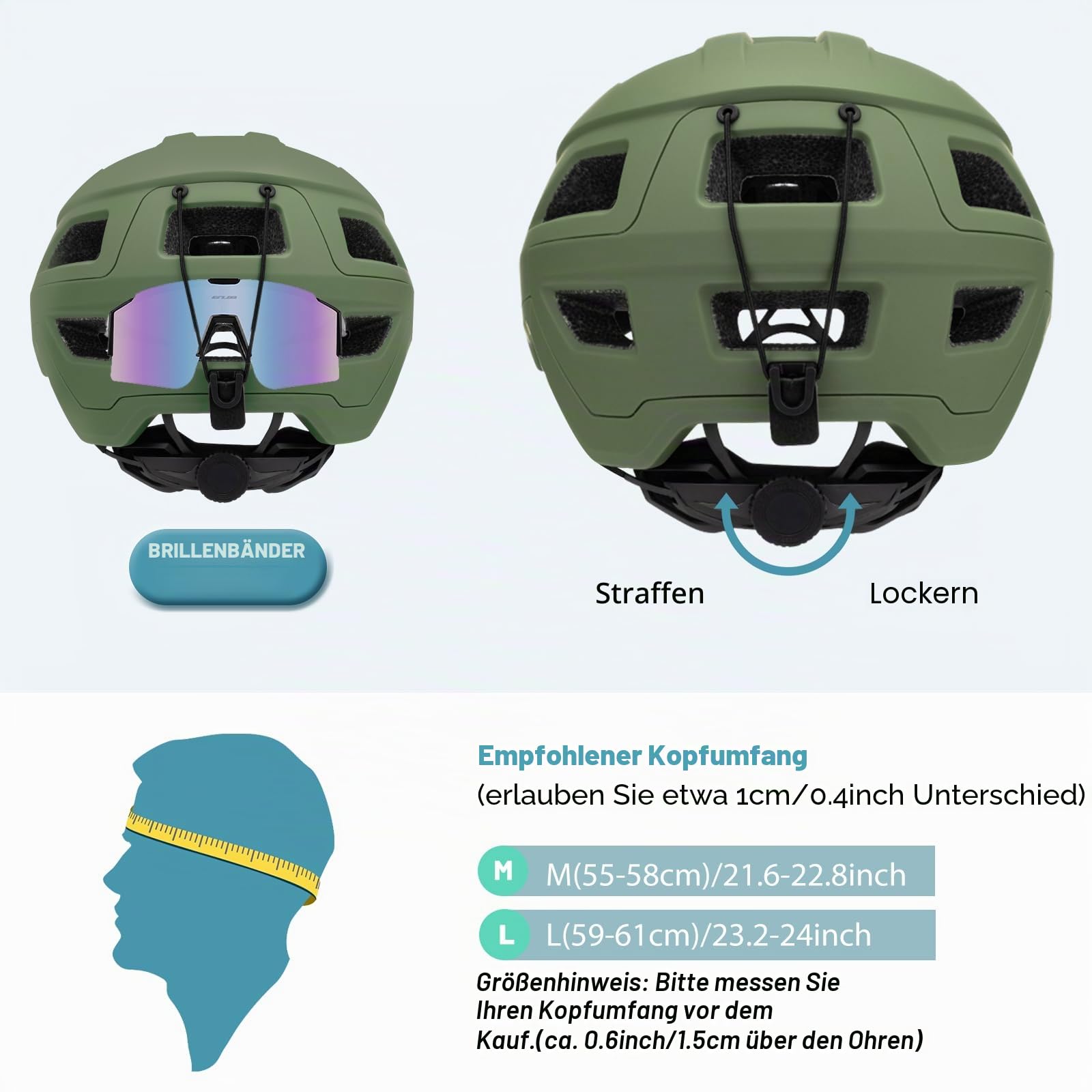 Favoto Mountain Bike Helmet Lightweight - MTB & Road Bicycle Helmet for Men Women - CE Certified Breathable Adjustable Cycling Helmet for Adults Youth