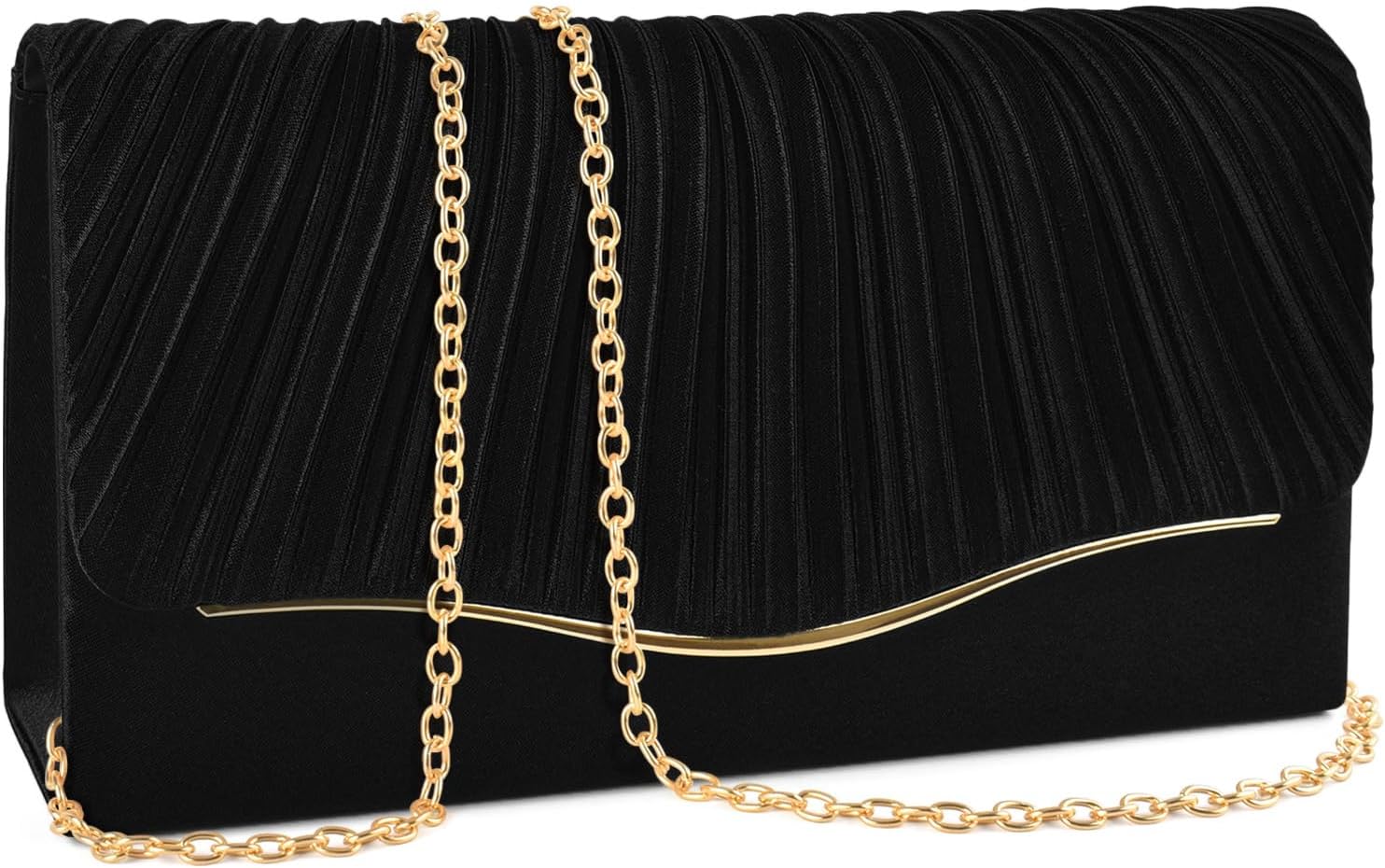 TINDTOP Clutch Purses for Women Evening Handbags for Formal Wedding Party Cocktail Prom Crossbody Shoulder Envelope Bag