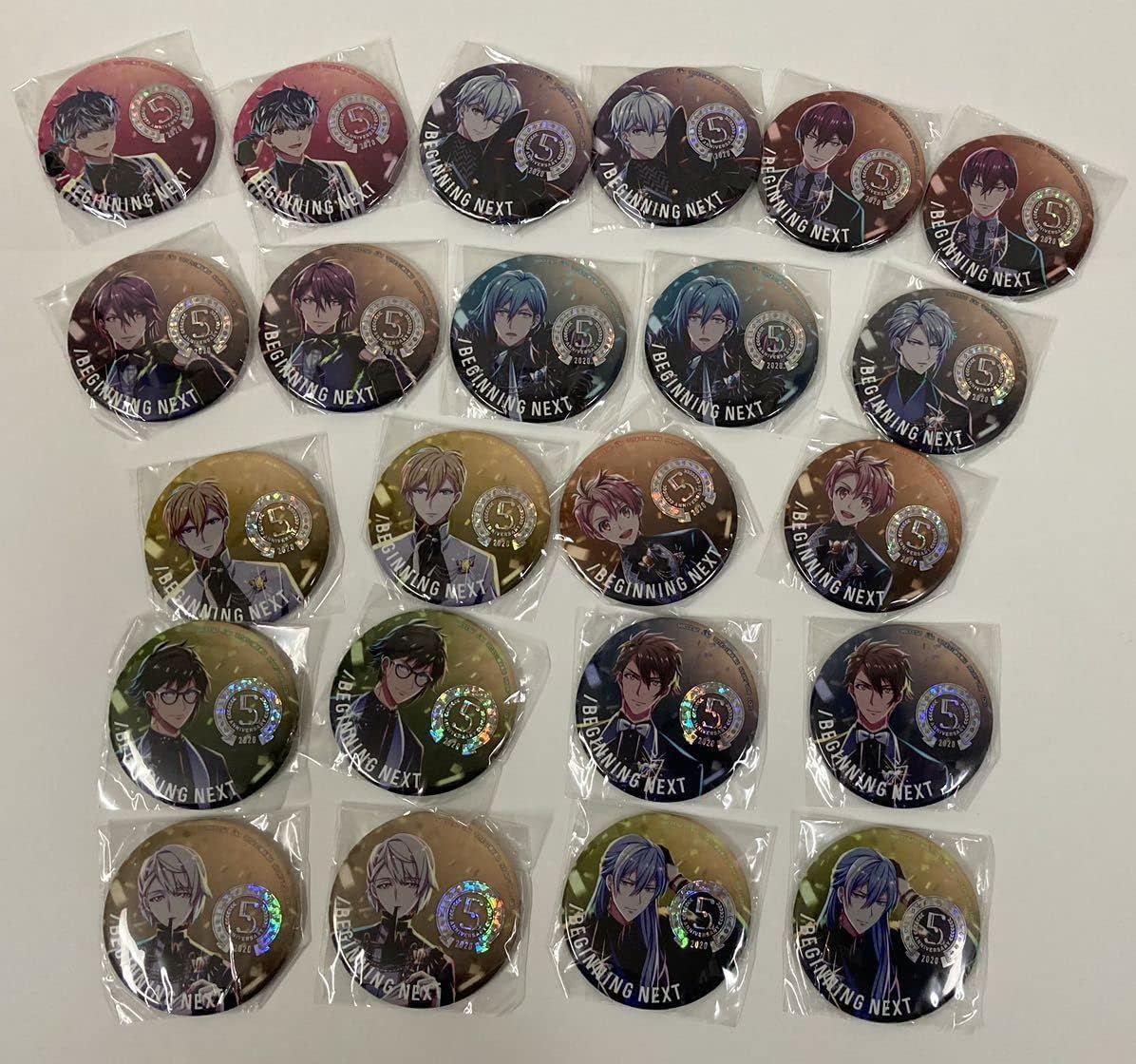 アイナナ ビギネク 5周年 缶バッジ 八乙女楽 アイナナ ビギネク 5周年