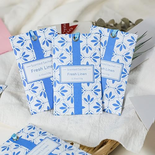 Miniatura 5 de SCENTORINI Sachets for Drawers and Closets, Linen Sachets for Drawers and Closets, Fragrance Sachets for Home Wardrobe Drawers and Closets, 14 Pack
