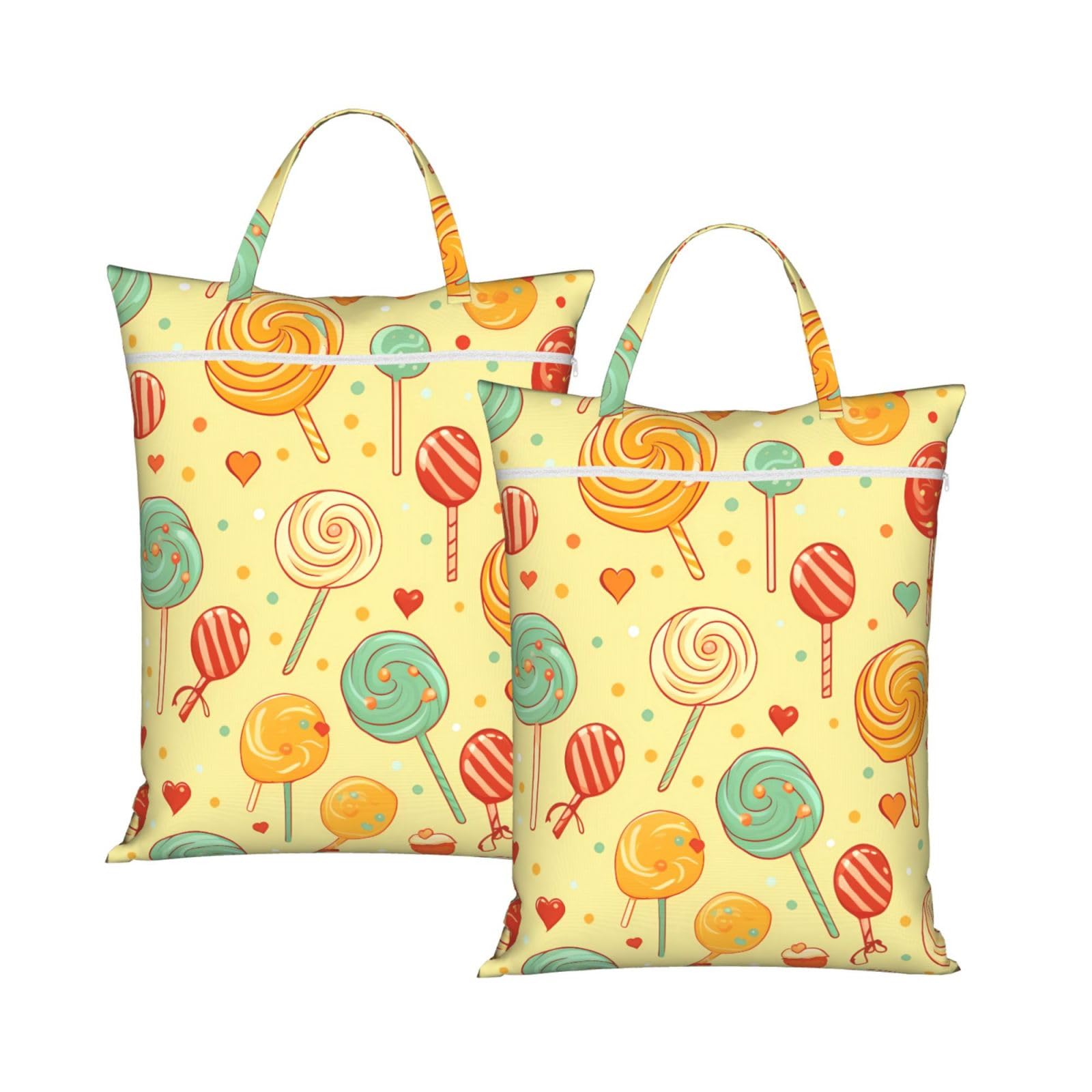 Candy Travel Laundry Bag With Zipper Dirty Clothes Bag Water Resistant Laundry Storage Sack Portable Organizer For Travel Beach School Camping Gym