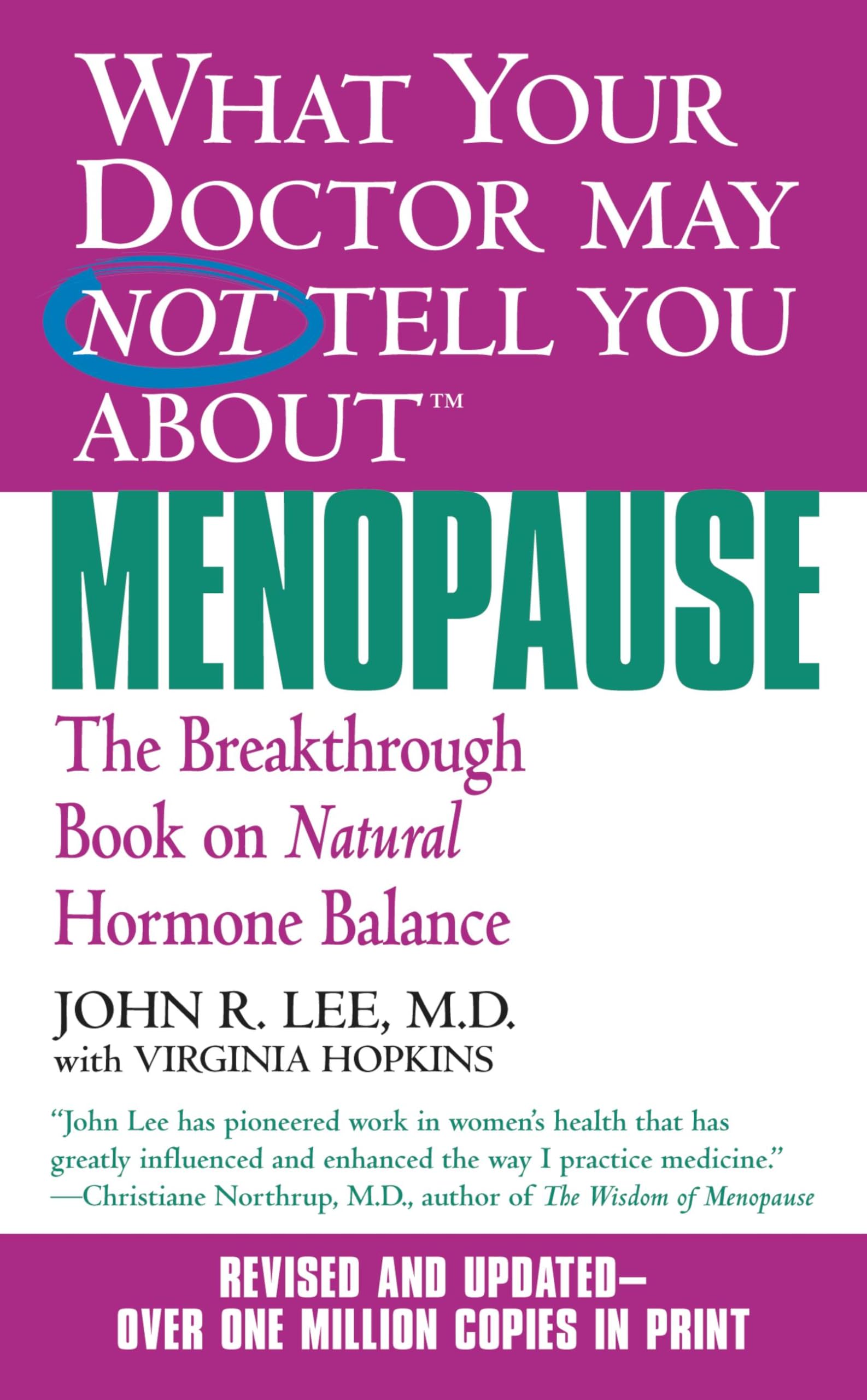 What Your Doctor May Not Tell You About Menopause (TM): The Breakthrough Book on Natural Hormone Balance