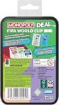 Monopoly Deal FIFA Coupe du monde 2026 Edition Jeu officiellement autorisé FIFA Coupe du monde jeu de carte de football pour les enfants 8+ | 2 à 5 Joueurs 15 Mins. (anglais) & Version française)
