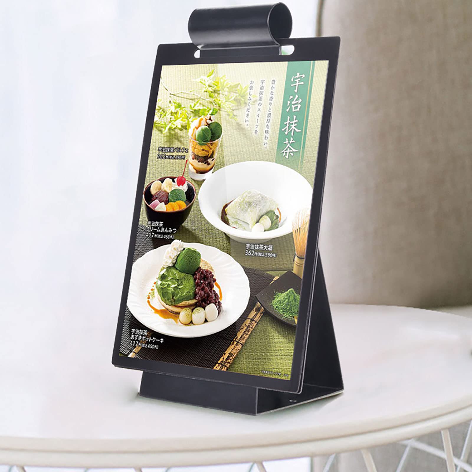 Amazon.co.jp: 立て看板 透明アクリルメニュースタンドホルダー、A4