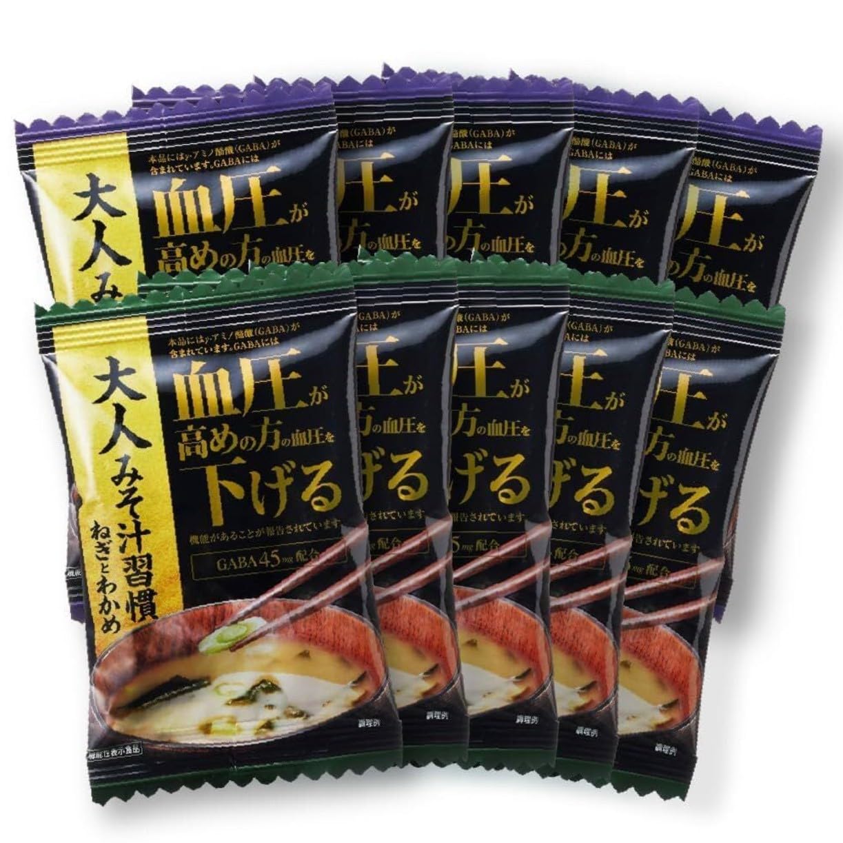Amazon | 大人みそ汁習慣(20食入)【なすと油揚げ ねぎとわかめ 】(2種