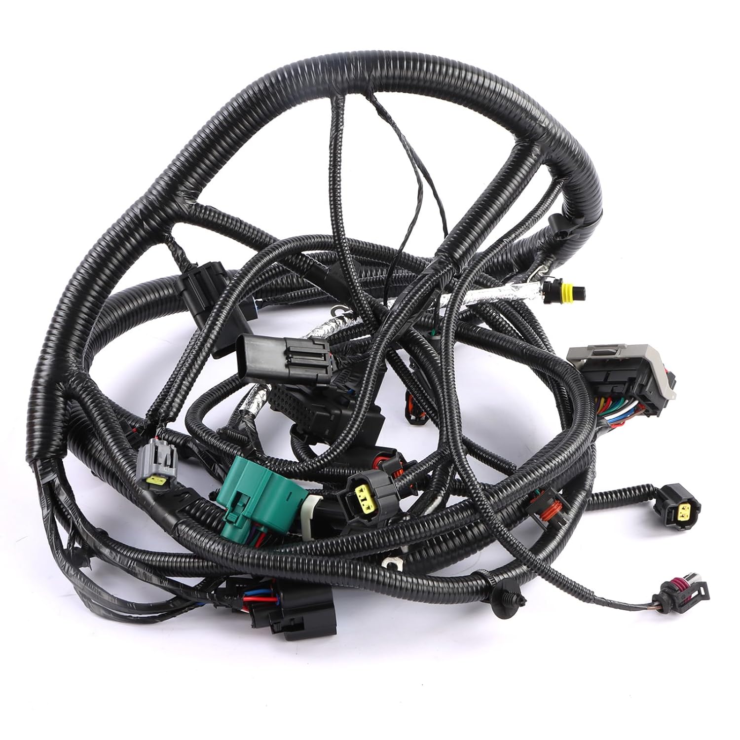 5C3Z-12B637-BA Engine Wiring Harness Fits for Ford F-250/ F-350/ F-450/ F-550 Super Duty 2005 2006 2007 6.0L V8 Diesel Turbo OE 5C3Z-12B637-BA