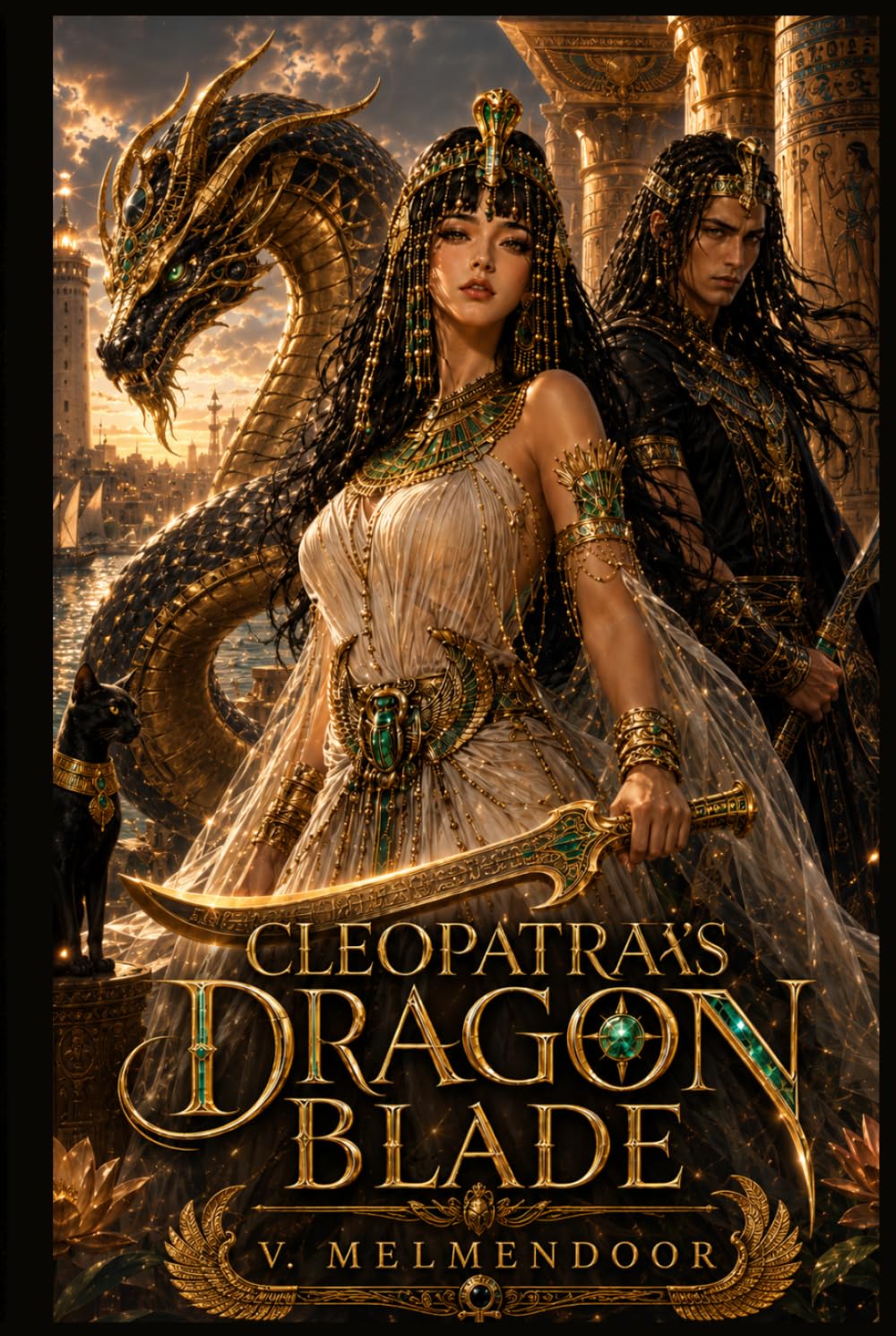 Cleopatra’s Dragon Blade: A Cozy Romantasy LitRPG Adventure in Ancient Egypt with Dragon Magic, Found Family, and a Time-Lost Assassin