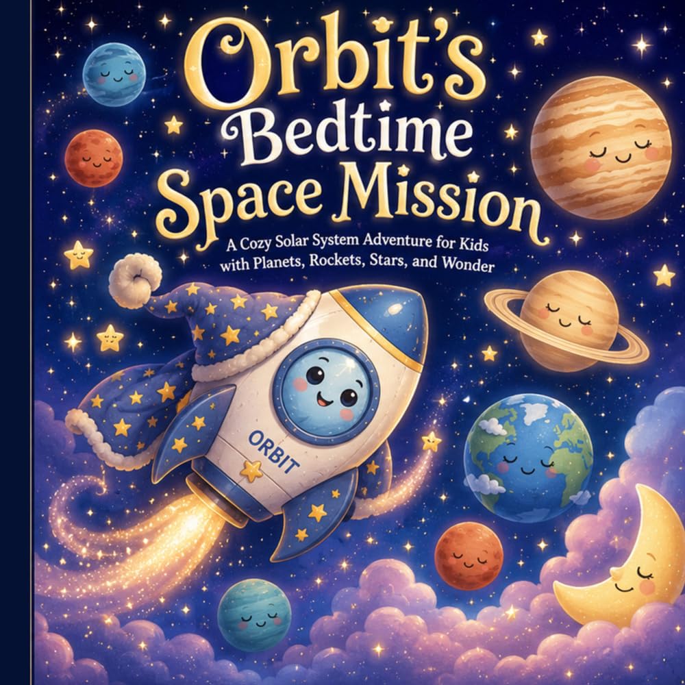 Orbit’s Bedtime Space Mission: A Cozy Solar System Adventure for Kids with Planets, Rockets, Stars, and Wonder