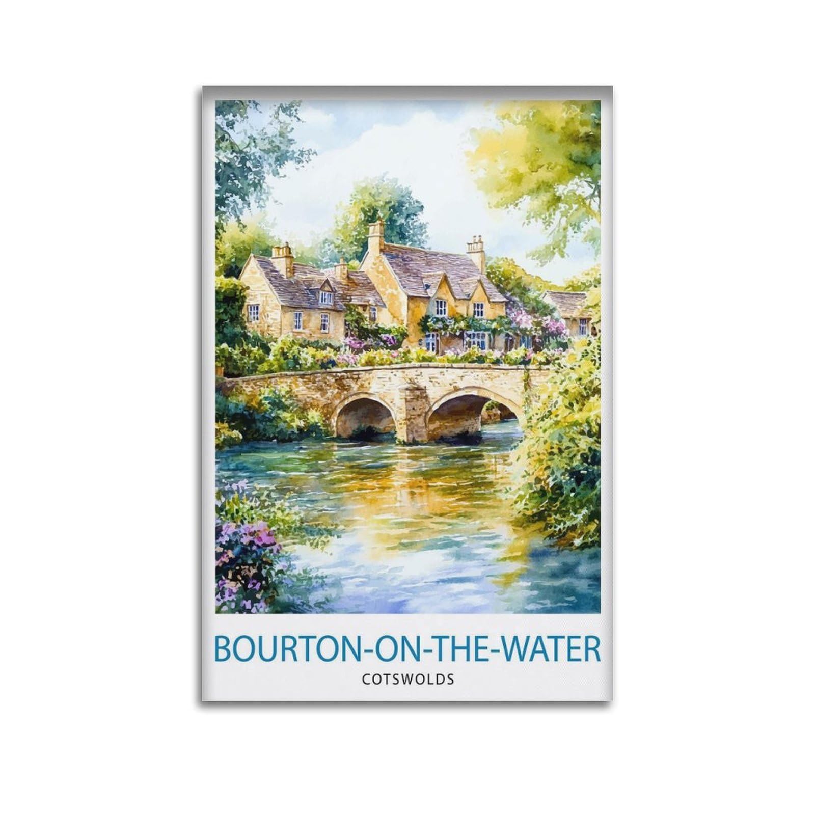 xiaoxiaoshen Bourton Canvas Poster Wall Art Prints Room Aesthetic Murals Bedroom And Living Decorations 24x36inch(60x90cm)