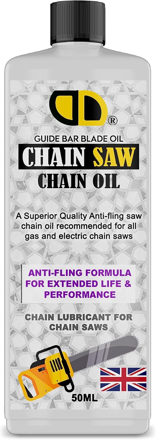 50ml Chainsaw Chain & Bar Oil For All Makes & Models, Premium