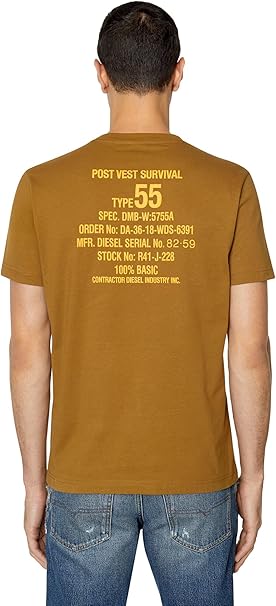 Amazon | (ディーゼル) メンズ Tシャツ プリント A064980GRAI